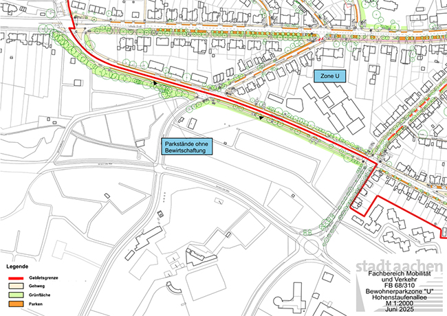 Parkzone U Hohenstaufenallee